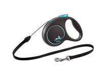 Flexi leash Black Design S Rope 5m Up to 12kg Blue