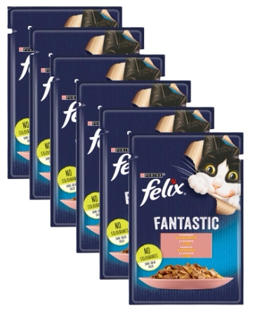 no pork Felix Fantastic Salmon in Jell-O 26x85g