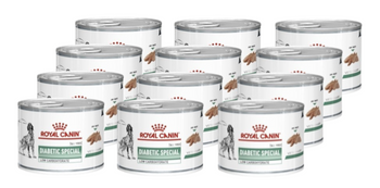 no pork ROYAL CANIN Veterinary Diabetic Special Low Carbohydrate 12x195g