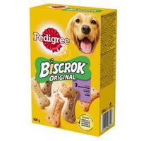 Pedigree Biscrok Adult Dog Treats in the Shape of Bones with Lamb, Chicken, and Beef 500g