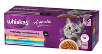 WHISKAS Adult pouches Aromatic Mix 40 x 85 g - wet cat food