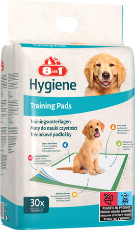 8in1 Absorbent Training Pads - grass scent 57x56cm - Large Bag 30pcs