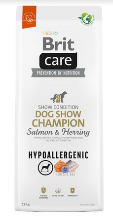 BRIT CARE Dog Hypoallergenic Dog Show Champion Salmon &amp; Herring 12kg