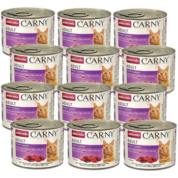 no pork Animonda Cat Carny Adult Beef and Lamb 12x200g