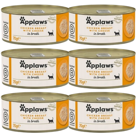 no pork APPLAWS Chicken Breast With Cheese In Broth 6x70g