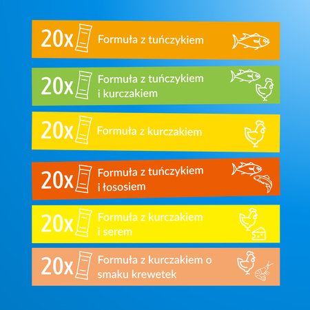 INABA Churu for cats - mix with tuna and chicken 120x14g