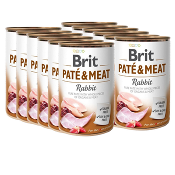 no pork Brit Pate & Meat with Rabbit 12x400g