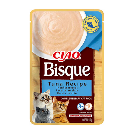 INABA Cat Ciao Bisque - complementary food for cats with tuna flavor 12x40g