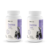 Lab-v Derma Twist – support for skin, coat and protective barrier for dogs and cats 2x60 twist-off capsules