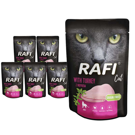 no pork Dolina Noteci Rafi Cat Adult with turkey 10x100g