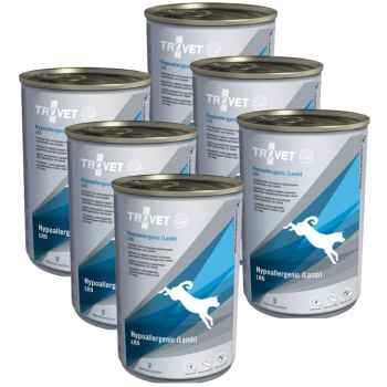 no pork TROVET LRD Hypoallergenic Lamb for Dogs Can 6x400g
