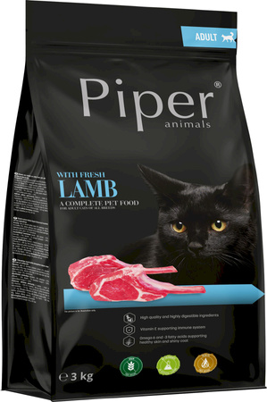 DOLINA NOTECI Piper Animals with lamb for cats 3kg 