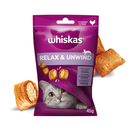 WHISKAS Relaxation and Calmness 45g – cat treat with chicken