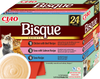 INABA Cat Ciao Bisque - complementary food for cats, cream soup with chicken, beef, tuna and salmon 24x40g