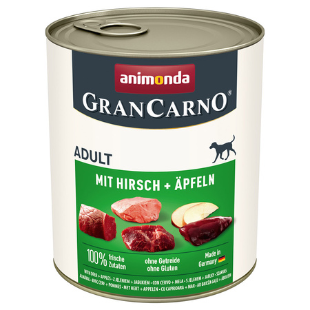 ANIMONDA GranCarno Adult Dog flavour: Deer + Apple 800g