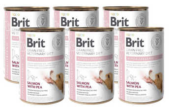 BRIT GF Veterinary Diets Dog Hypoallergenic 6x400g – wet dog food
