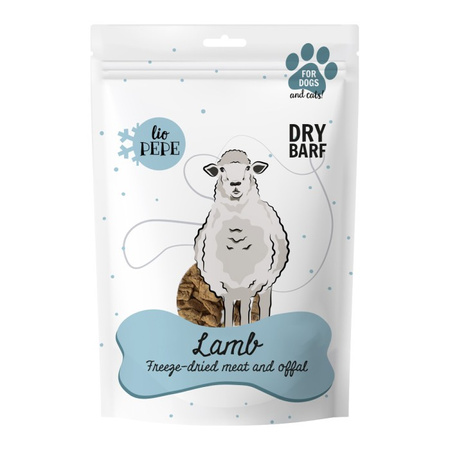 PAKA ZWIERZAKA - Lio PEPE Lamb freeze-dried treat (lamb lung) 30g