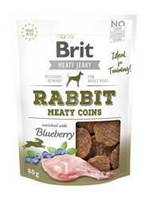 NO PORK Brit Jerky Snack Rabbit Meaty Coins 80g