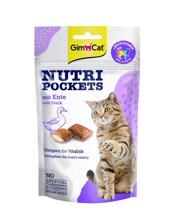Gimborn Gimcat Nutri Pockets Duck Snack 60g