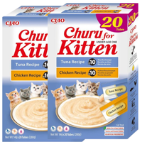 INABA Churu for kittens – chicken and tuna mix 2x(20x14g)