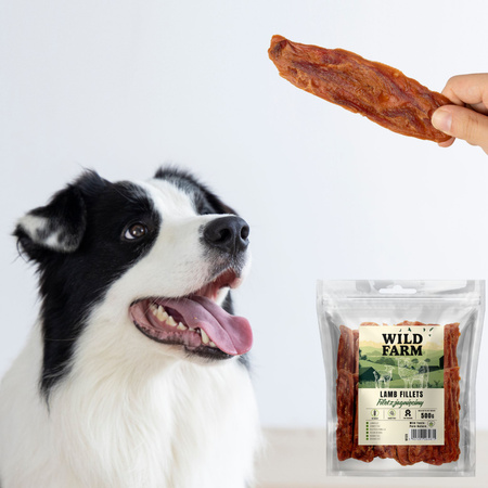 WILD FARM lamb fillet 500g dog treats