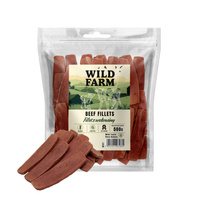 WILD FARM beef fillet 500g dog treats