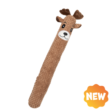 UNIQ PETS PLUSH DOG TOY RUSTLY long rustling reindeer 43 cm