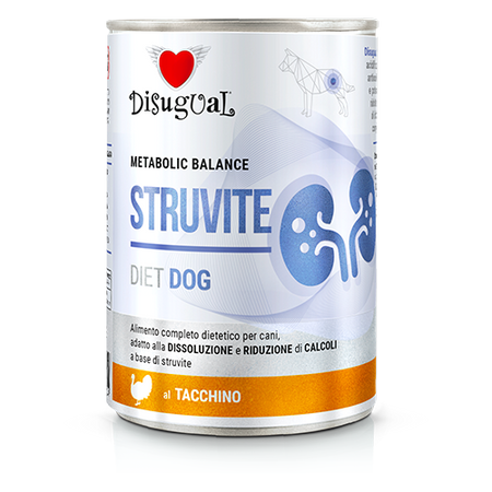 Disugual Wet dog food Veterinary STRUVITE Turkey (adult) 400g