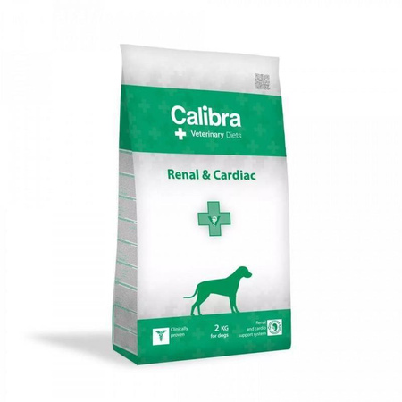 no pork Calibra Veterinary Diets Dog Renal Cardiac 2kg