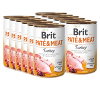 no pork Brit Pate & Meat with turkey 12x400g