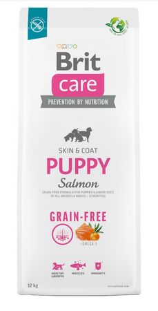 BRIT CARE Dog Grain-free Puppy Salmon 2x12kg