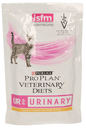 no pork PURINA Pro Plan Veterinary Diets UR Urinary Cat Turkey 10x85g