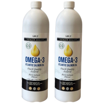 LAB-V Omega-3 Salmon Oil for dogs and cats 2x1l