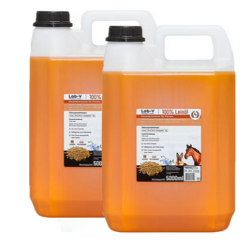 LAB-V Linseed oil for horses, dogs and cats 2x5000ml