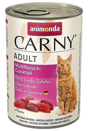 no pork Animonda Cat Carny Adult Multi Meat Cocktail 18x400g