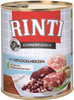 Rinti Kennerfleisch Geflugelherzen wet dog food – chicken hearts 12x800g