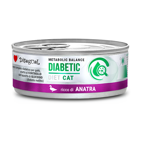 Disugual Wet cat food Veterinary DIABETIC Duck (adult) 12x85g