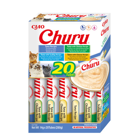 INABA Churu for cats – tuna mix 2x(20x14g)