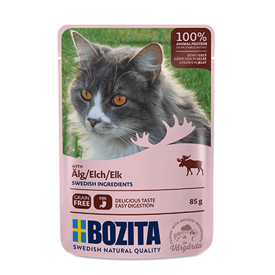 BOZITA Chunks in jelly with elk 3x85g