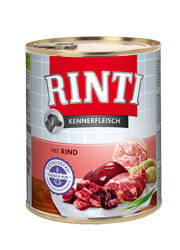 NO PORK Rinti Kennerfleisch wet dog food - beef 12x800g