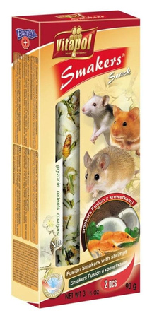 Vitapol Smakers Fusion with shrimps for rodents 2pc