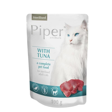 no pork DOLINA NOTECI Piper for cats with tuna 10x100g (sachet)