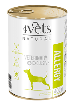  no pork Dolina Noteci 4Vets Allergy for Dogs 18x400g