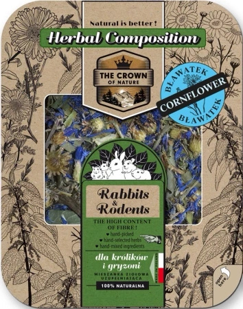 Korona Natury Paszer food for guinea pigs Herbal mixture with cornflower 3x70 g