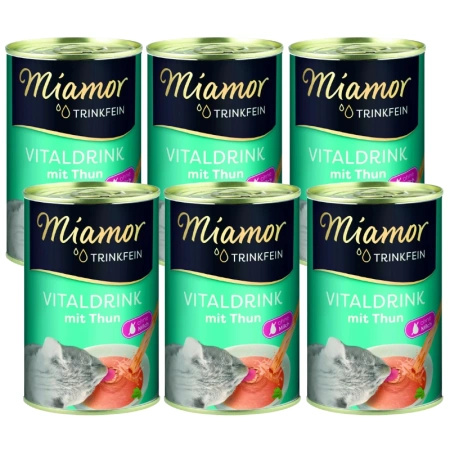  No pork  Miamor VitalDrink with tuna 6x135ml