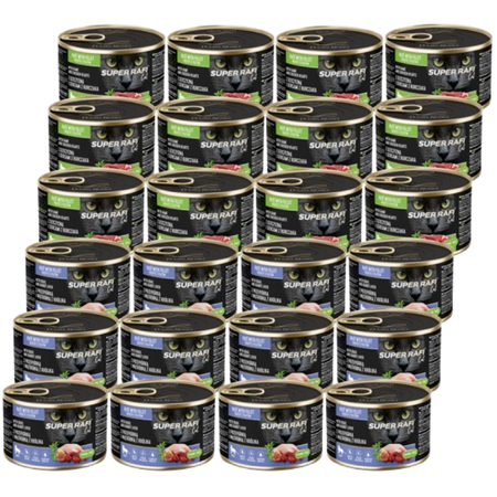 DOLINA NOTECI Super Rafi Cat P&F Mix of Flavours 24x185g