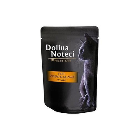 no pork Dolina Noteci Premium For Cats Chicken Breast Filet In Sauce 85g