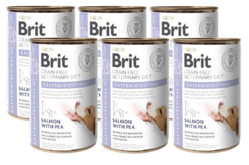 BRIT GF Veterinary Diets Dog Gastrointestinal 6x400g- -karma mokra dla psa
