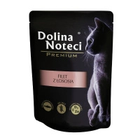 no pork Dolina Noteci Premium For Cats Salmon Filet In Sauce 85g