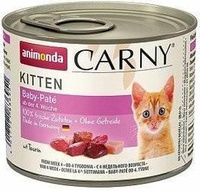 no pork Animonda Cat Carny Kitten Baby Pate 200g